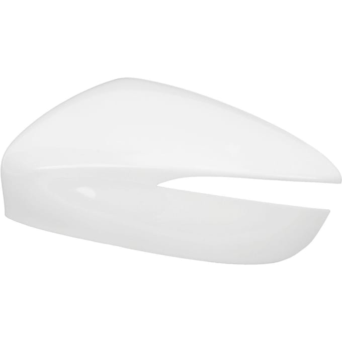 Cache de rétroviseur latéral extérieur Cache de rétroviseur extérieur Remplacement pour Mazda CX‑3 2015‑2019 Blanc non peint Left white