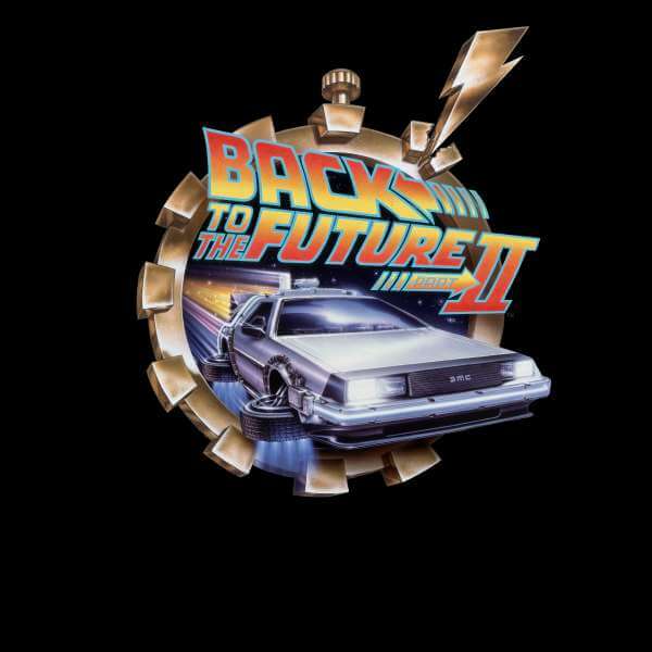 Back to the Future Clockwork Trui - Zwart - M