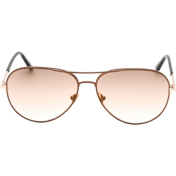 Tom Ford FT0823 Clark 48G donkerbruine zonnebril