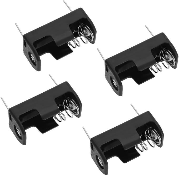 Allecto - 2 Er14250 Batterij Houder - 1/2Aa Batterij Houder - Soldeer