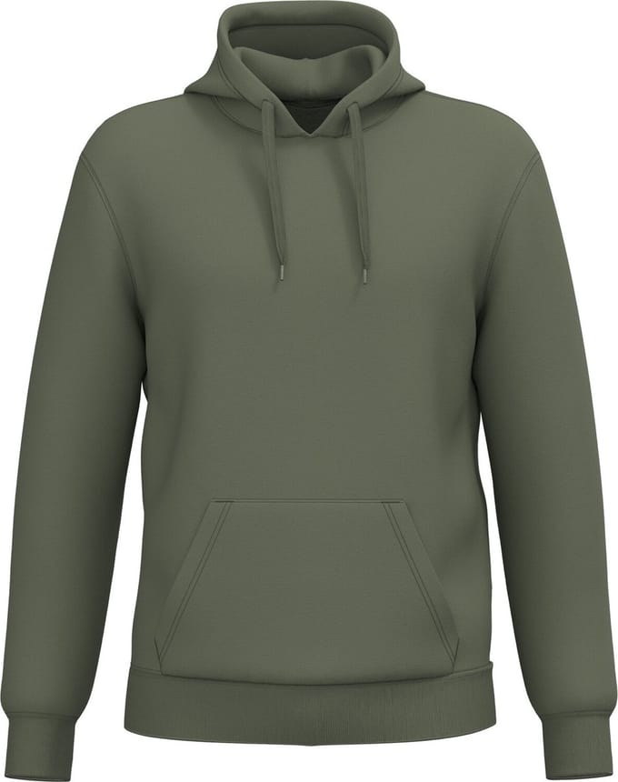 Kariban Gerecycleerde sweater met capuchon uniseks K4041 - Caper Green - S