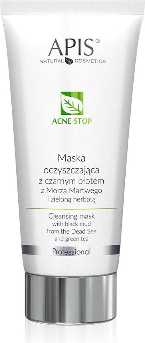 Acne-Stop Reinigingsmasker met Dode Zee Modder en Groene Thee 200ml