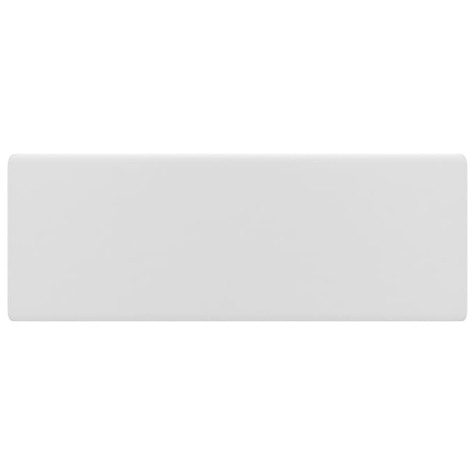 vidaXL - Wastafel - met - overloop - vierkant - 41x41 - cm - keramiek - matwit