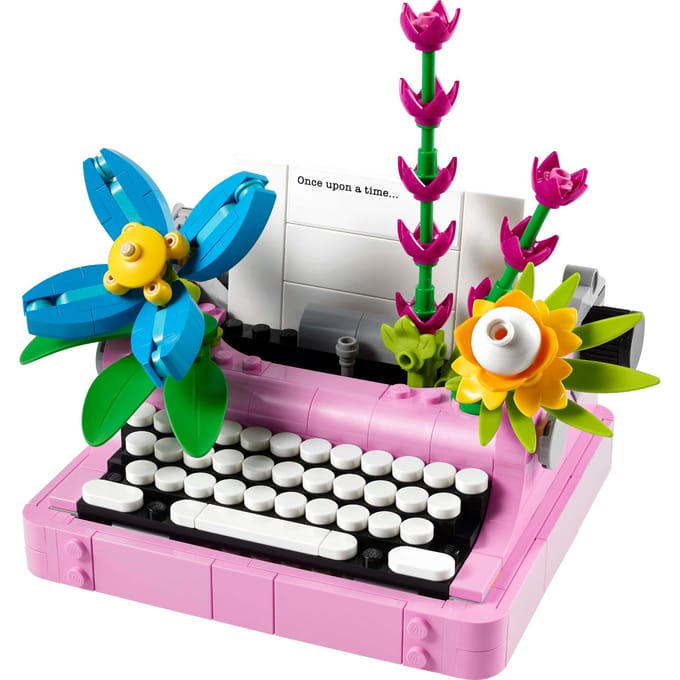 LEGO Creator 3in1 Typemachine met bloemen, Keytar en bloempot Speelgoed voor Kinderen 31169