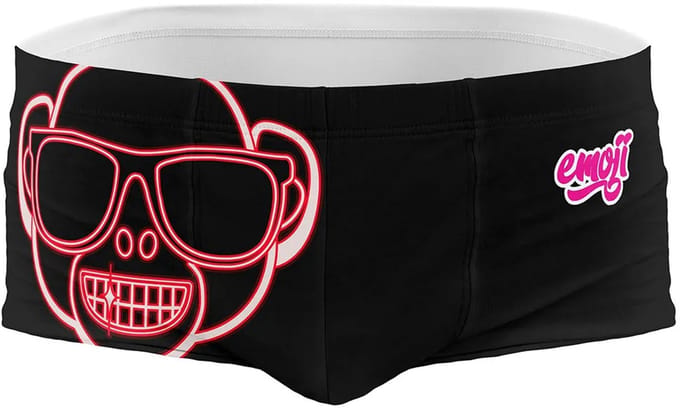 Otso Emoji Monkey Neon Zwemboxer Zwart S Man