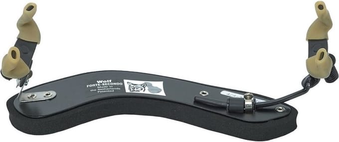 Wolf Forte Secondo Violin Shoulder Rest 4/4-3/4 (Black) - Schoudersteun