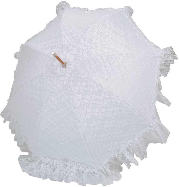 doppler Manufaktur Paraplu Wedding Traditional White Wit
