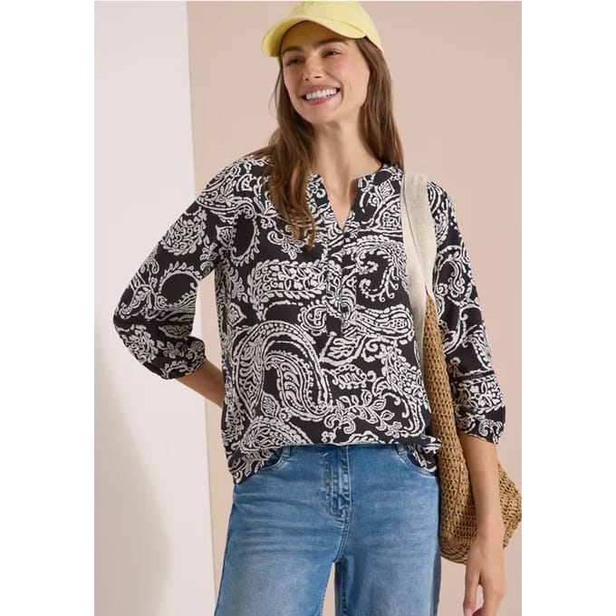 Tuniek met 3/4-mouwen en print