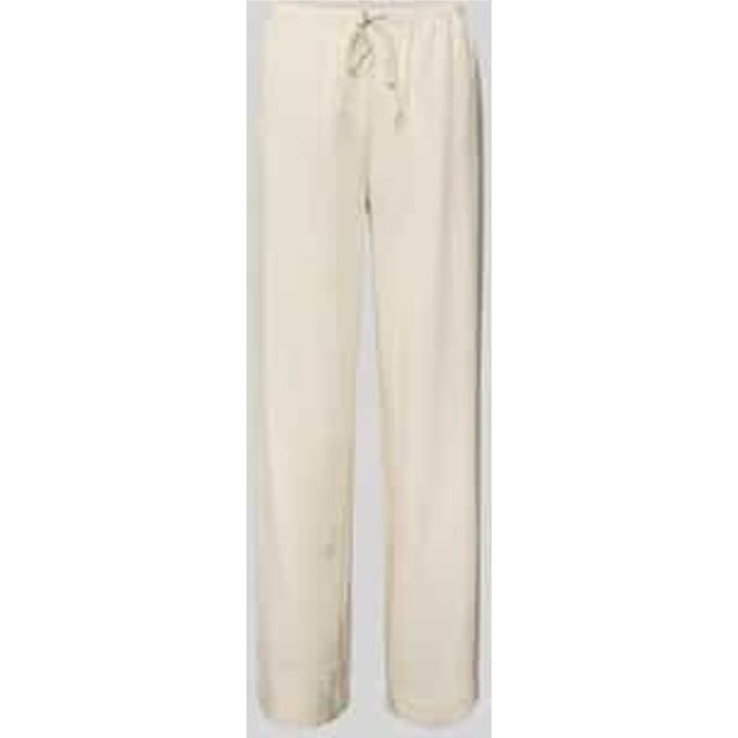 straight fit broek van viscosemix model 'Daria'