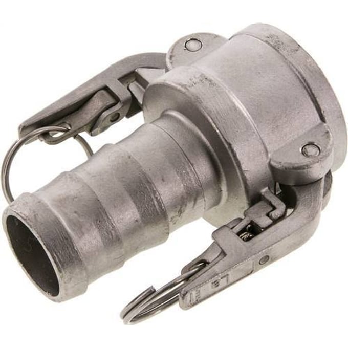 Camlock DN 40 (1 1/2'') Veiligheid Koppeling RVS met slangpilaar (38 mm) Type C MIL-C-27487