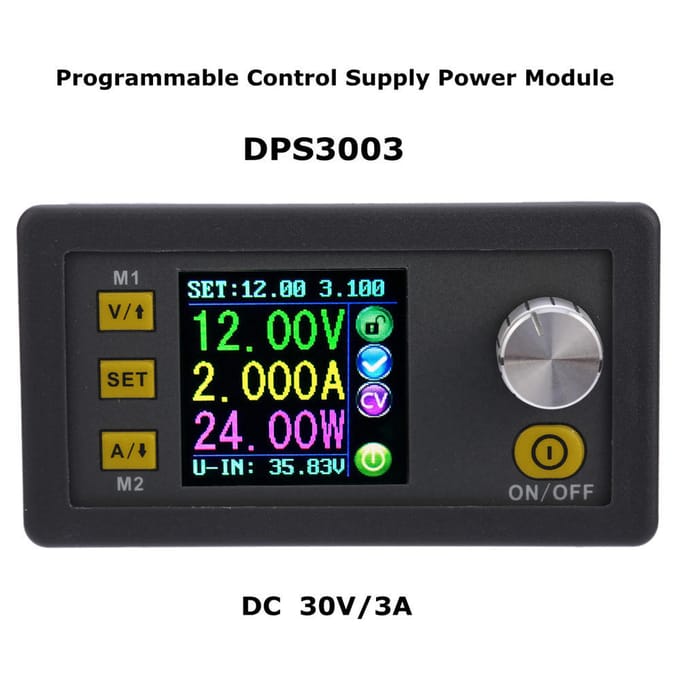 LCD Digitaal Programmeerbare Constante Spanning Stroom Step-down Voedingsmodule DC 0-50.00V/0-5.000A 0-32.00V/0-5.000A