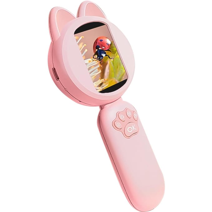 Handheld Digitale Vergrootglas voor Kinderen 2,0 Inch IPS Scherm 4x Digitale Zoom Handmatige Focus 16MP