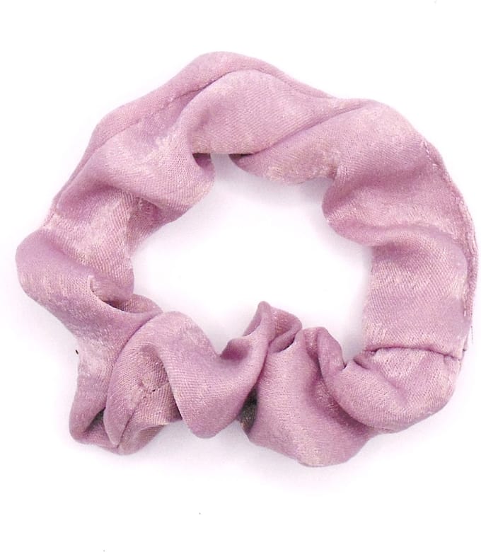 Scrunchie satijn lila