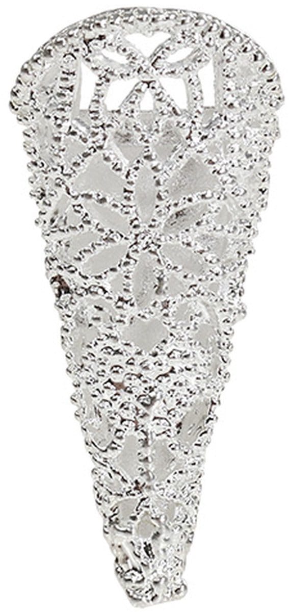 Trouwspeld met magneet, zilver 4,5cm
