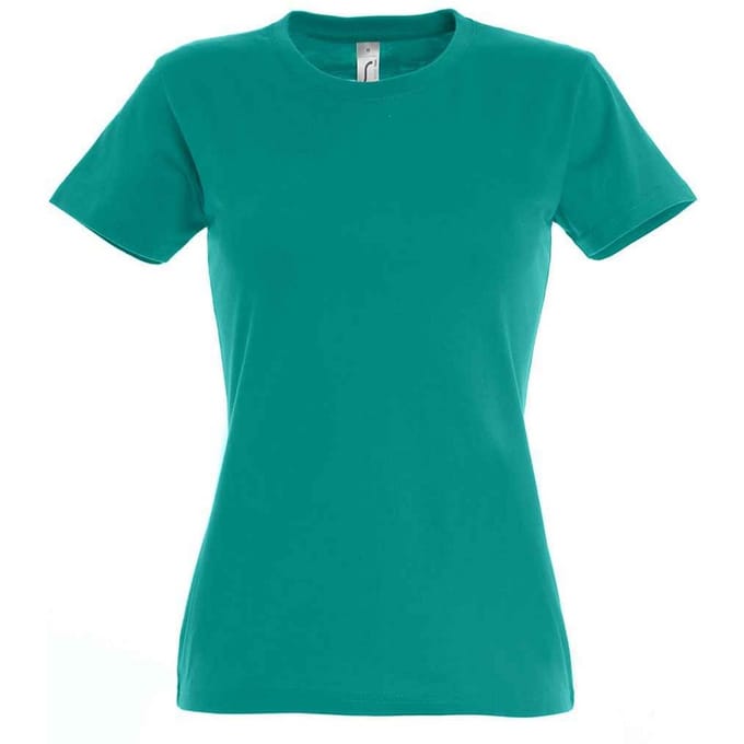 SOLS Dames/Dames Imperial T-shirt (Smaragd)