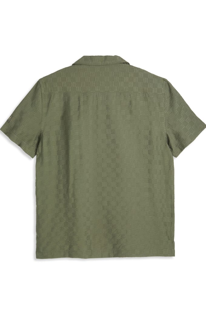 Scotch & Soda Solid Camp Shirt Thyme Taglia: S | Camicie Casual Outlet | Uomo