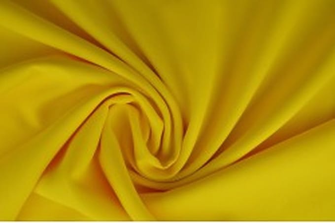 15 meter texture stof - Geel - 100% polyester