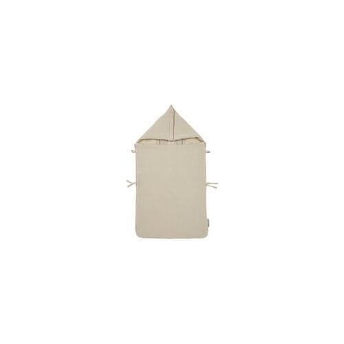 Meyco Baby Uni voetenzak - pre-washed hydrofiel - sand - 40x82cm