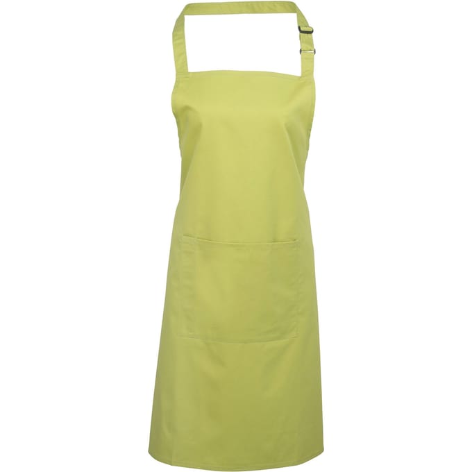 Premier Dames/Dames Kleuren Bipschort Met Zak / Werkkleding (Kalk)