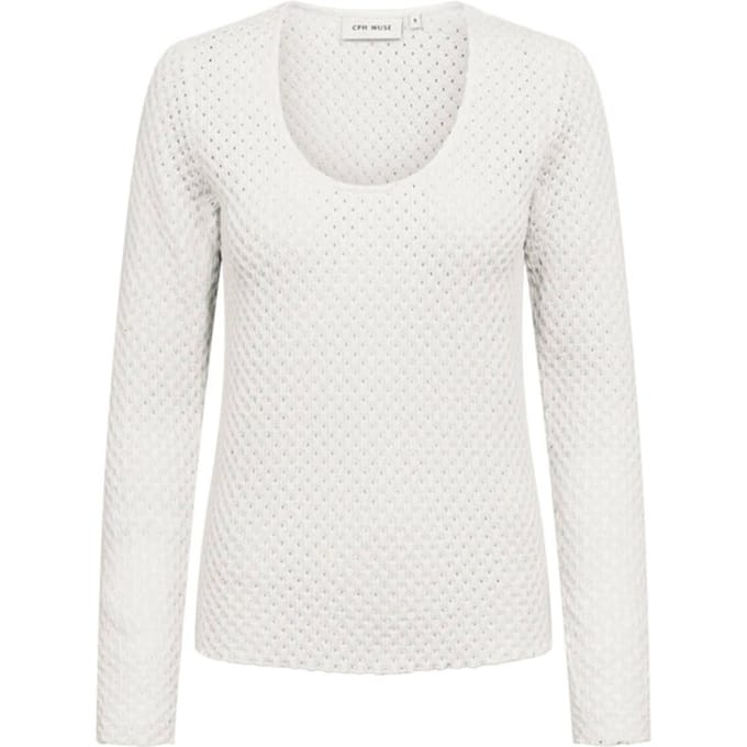 Copenhagen Muse Cmbobbie-blouse Tops & T-shirts Dames - Gebroken wit - Maat S