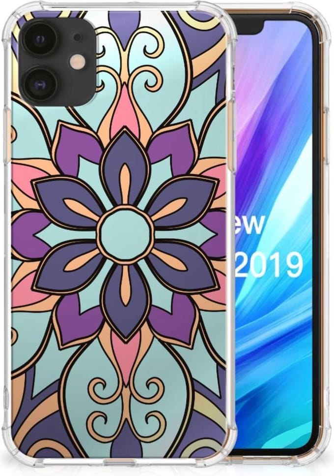 Apple iPhone 11 Case Purple Flower