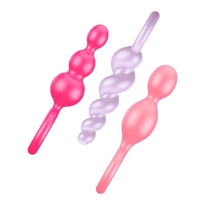 Satisfyer Plugs gemaakt van siliconen, 13,5 - 14 cm, 3 delen