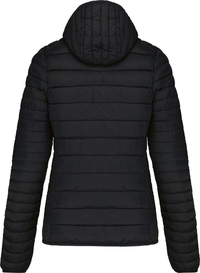 Kariban Ladies' lightweight hooded padded jacket K6111 - Black - M