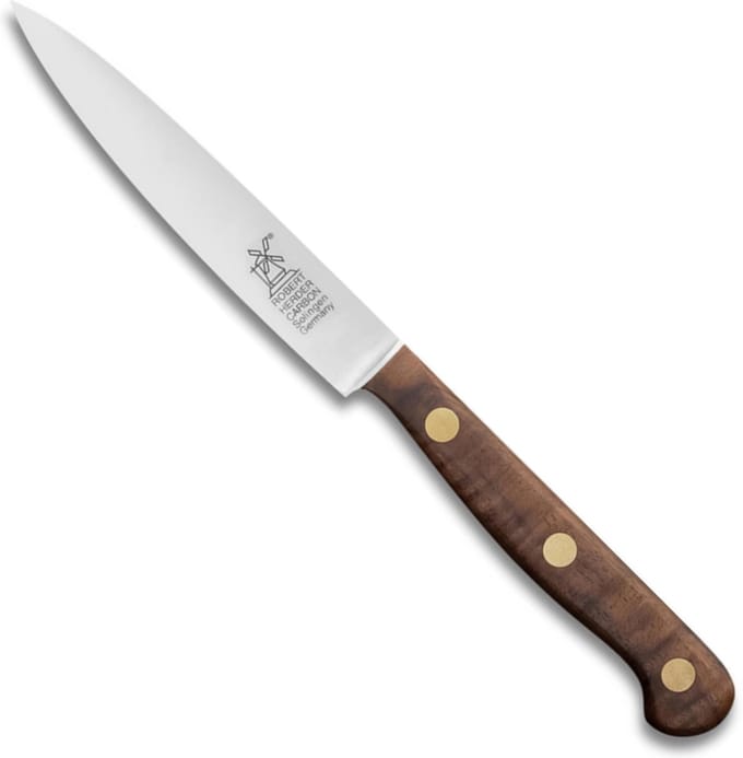 Robert Herder Serie 1922 – Officemes – Carbonstaal – Middenspits – Lemmet 10 cm – Heft Walnotenhout