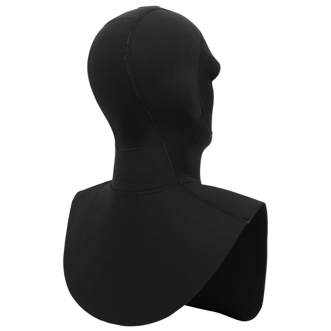 3mm Neopreen Duiken Zwemmen Muts Winter Zwemmen Unisex Warm Oorbeschermer Duikhelm black