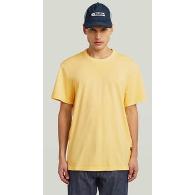 T-shirt G-Star Raw D24449 2653 NIFOUS-H187 LT BUFF YELLOW