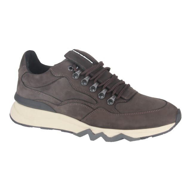 Floris Van Bommel Sfm-10135 De Zager Sneakers - Nubuck - Heren - Bruin - Maat 44⅔