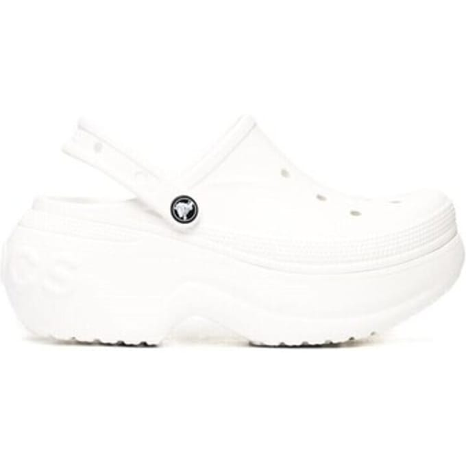 Crocs Bella Serie - Dames Klompen - Platform - Wit - 38-39