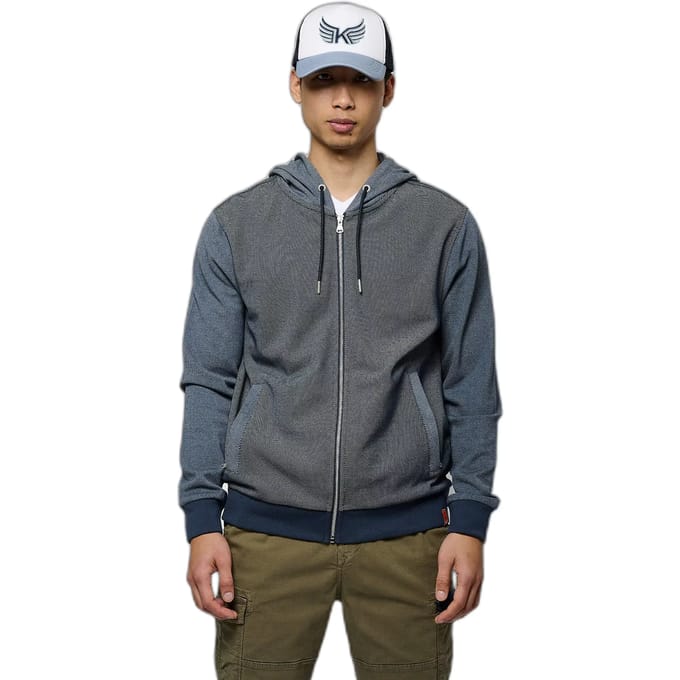 Hooded sweatshirt met rits Kaporal Lubin