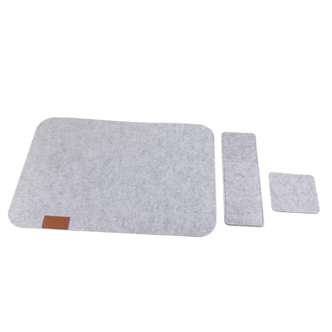 Set de table, dessous de verre ... gris foncé