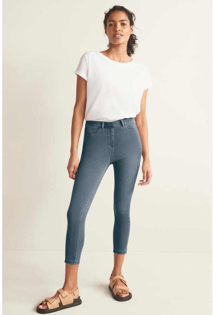 Next - Dames - T-shirt met kapmouwtjes - Wit