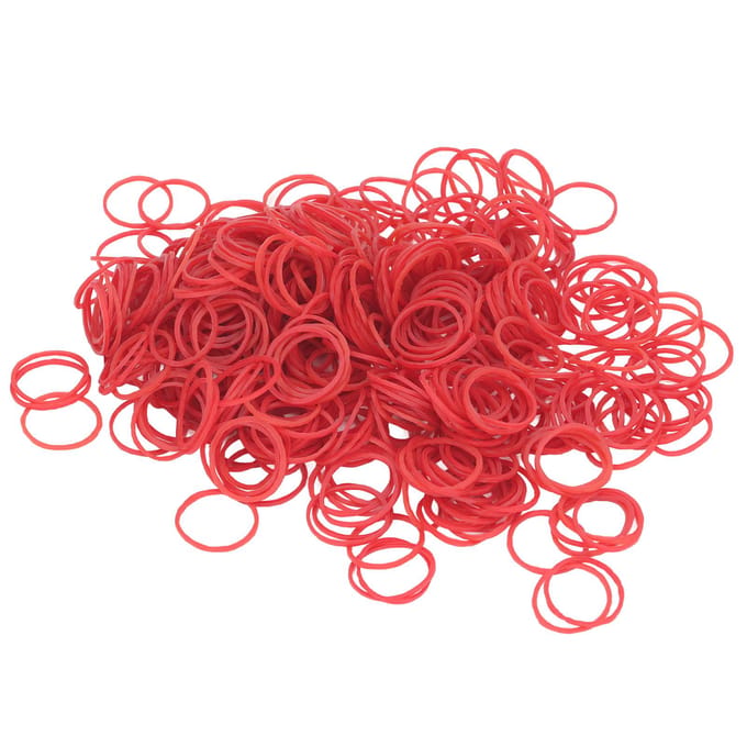 Élastique pour permanente de cheveux Fixation ferme Haute élasticité Élastiques pour cheveux Bandes pour salon de coiffure Rouge red