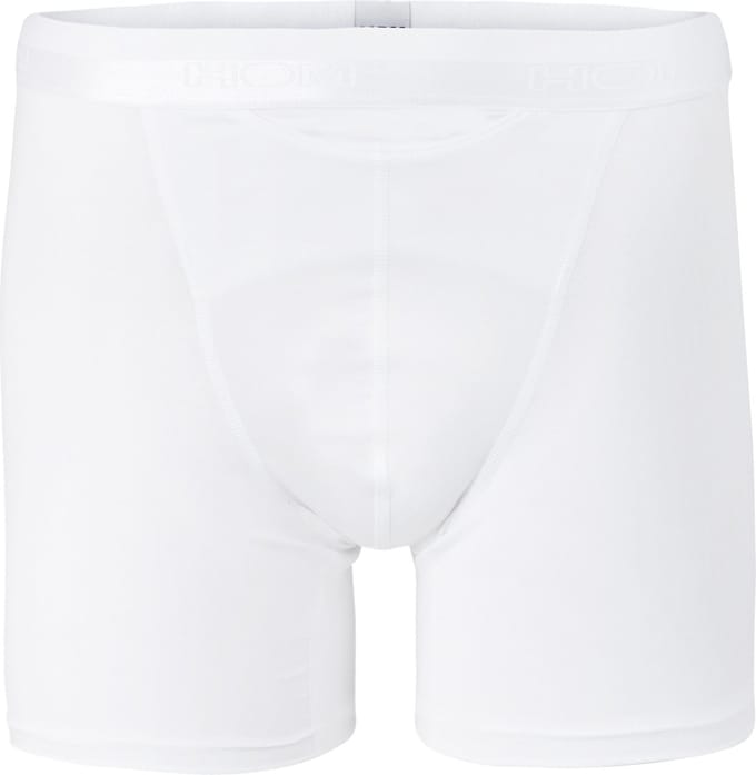 HOM HO1 long boxer briefs (1-pack) - heren boxer lang met horizontale gulp - wit
