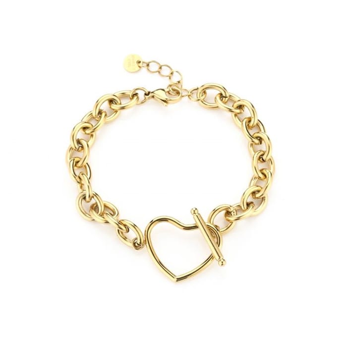 Go Dutch Label Oorringen gedraaid motief Gold E2535-2