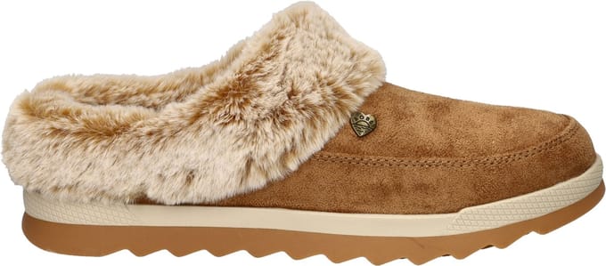 Bob's Skechers Cozy Chill dames pantoffels - Cognac - Maat 36
