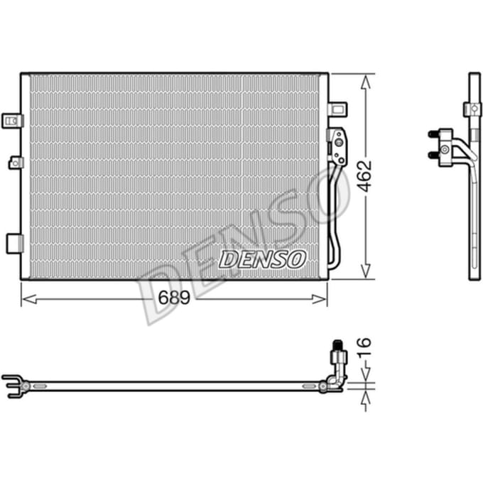 Condensator, airconditioning DENSO DCN09145