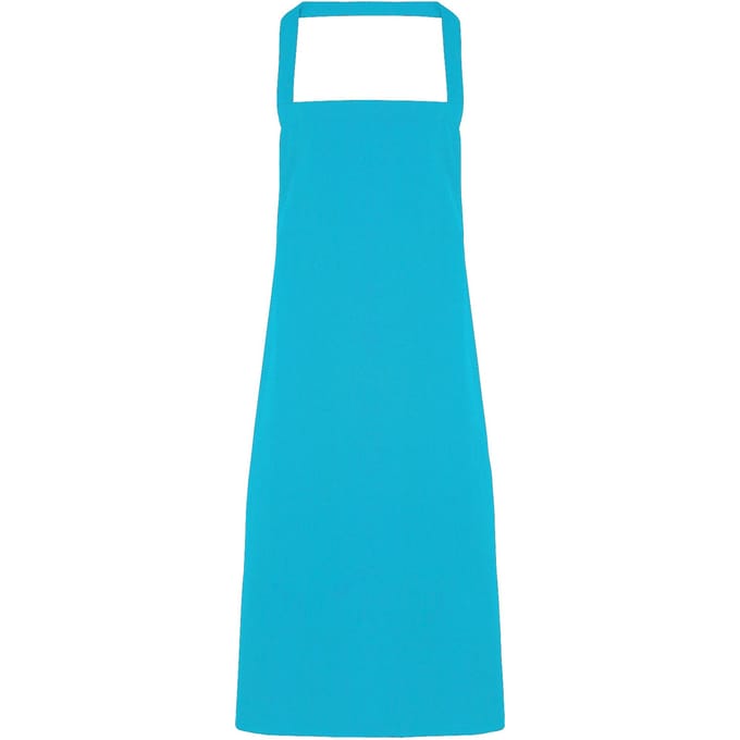 Premier Dames/Dames Slim Apron (geen Zak) / Werkkleding (Pakket van 2) (Turquoise)