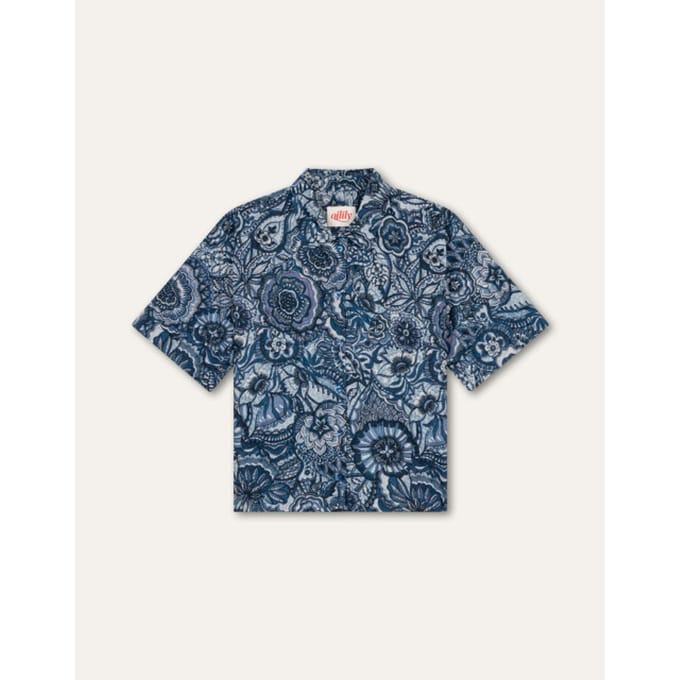Oilily Binga Blouse- maat36 Blauwprint