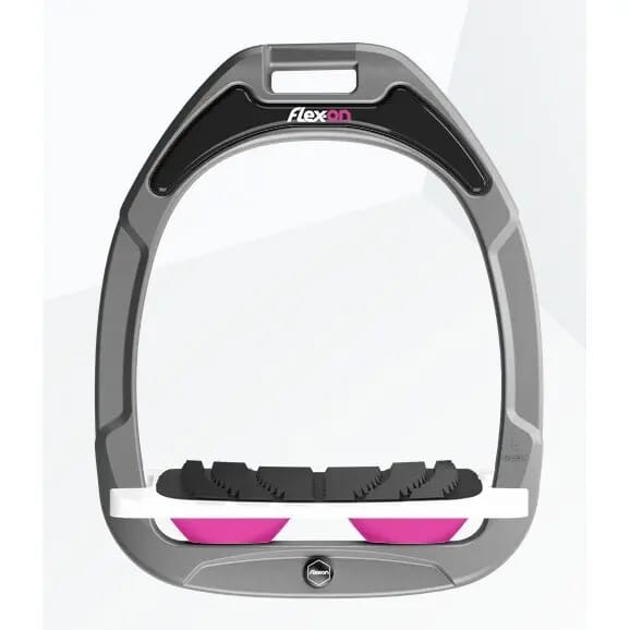 Ingelakte Grip Aluminium/Wit/Roze Hakken Flex-On Green Composite