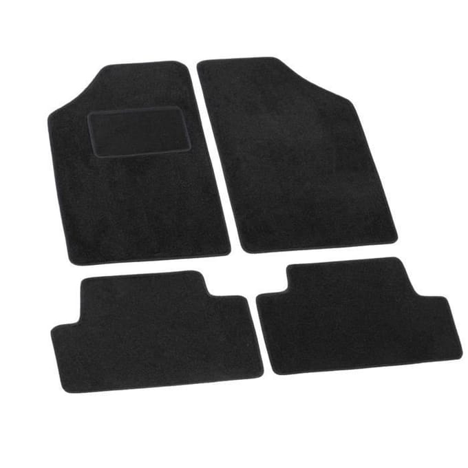 Vloermatten - Hilux 1995-2005 - Zwart velours - 4 stuks - Antislip en waterdicht
