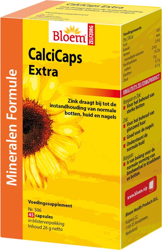 Bloem CalciCaps Forte Capsules Mineralen Formule