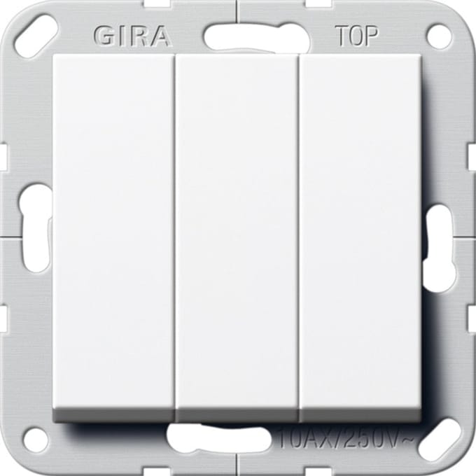 Gira Systeem 55 Installatieschakelaar - 283003