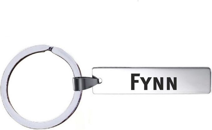 Sleutelhanger Met Naam - Fynn - RVS