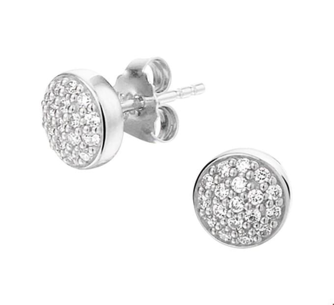 Earrings zirkonia ladies