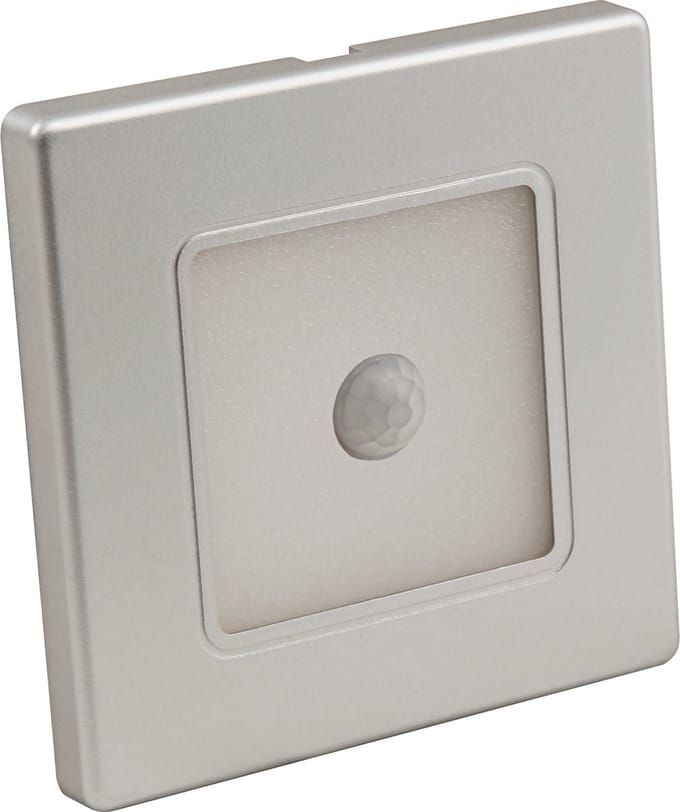 Trapverlichting LED Inbouw 2W 150lm Warm Wit – Wandlamp Trap Zilver – LWE-86SB – Sfeerverlichting