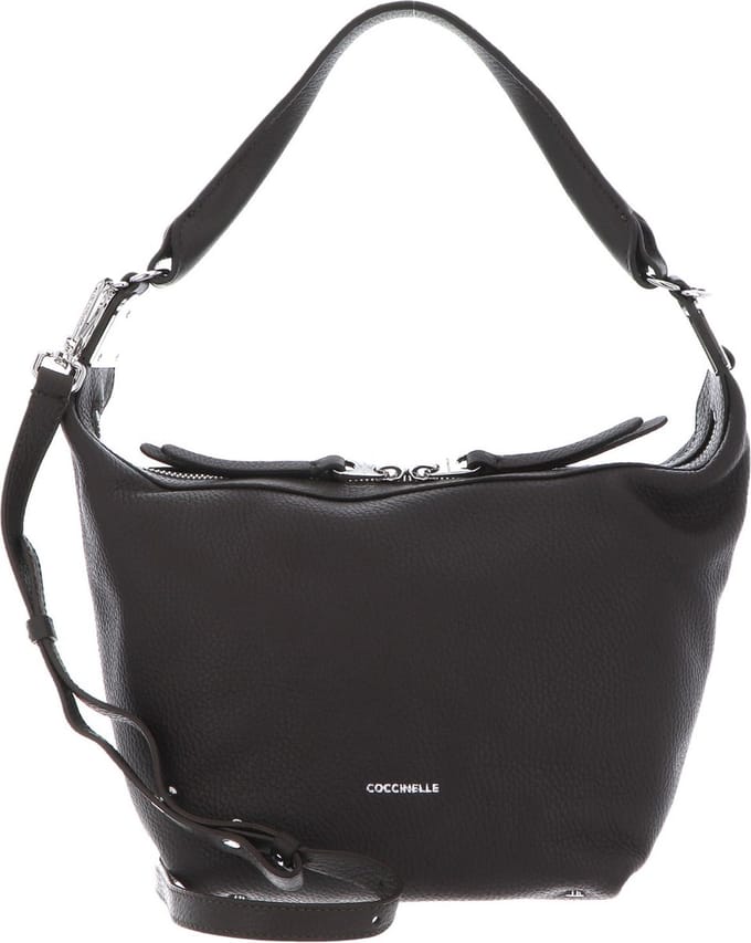COCCINELLE Leren Schoudertas Mintha Handbag Bark Donkerbruin